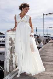 Aphrodite Maternity Wedding Dress In Vanilla By Lilly B Australia Via The Style Net Http Thesty Maternity Bridal Gown Pregnant Wedding Dress Bridal Gowns