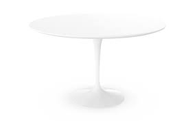 H) by stylewell (41) french countryside oak and rubbed white dining table. Knoll International Saarinen Round Dining Table 120 Cm White Laminate White By Eero Saarinen 1955 1957 Designer Furniture By Smow Com