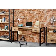 Looking for home office storage ideas to keep your space neat and tidy? Industrial Home Office Desk With Storage Drawers Cosmo Range Furniture123