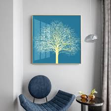 If you're looking for living room ideas that will transform your front room. Gold Trees Office Wall Decor 2pcs Voffov Uae Voffov Better Furniture Better Office