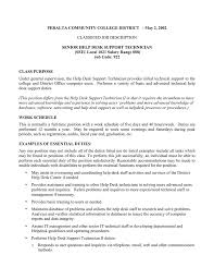 Help desk managers are expected to possess a degree in a computer related field. Sr Help Desk Support Technician Jd
