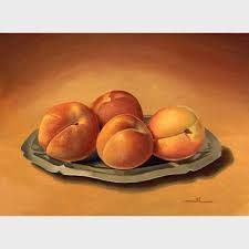 Les Abricots Abricot Nature Morte Peinture