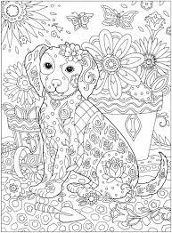 Printable puppy coloring pages for adults. Coloring Pages Be Dazzled With These Cute Dog And Five More Handsome Dogs From The Coloring Book Dog Coloring Book Puppy Coloring Pages Dog Coloring Page
