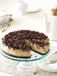 Mocha Chocolate Chip Cheesecake Recipe From Taste Of Home Chocolate Chip Cheesecake Chocolate Cheesecake Homemade Chocolate
