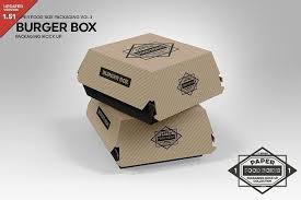Creating a design for packaging should not be too much of a hassle. Burger Box Packaging Mock Up By Incdesign On Creativemarket Packaging Mockup Free Packaging Mockup Design Mockup Free