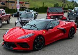 The scuderia ferrari name was resurrected to denote the factory racing cars and distinguish them from those fielded by customer teams. Pics This C8 Corvette Isn T The First To Have Ferrari Badge Envy Corvette Sales News Lifestyle