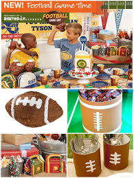 This was the fun part. Football Birthday Party Ideas