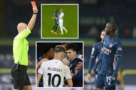 The decision came in the 51st minute, giving arsenal 40 minutes to battle away with ten men against marcelo bielsa's energetic side. Watch Arsenal S Nicolas Pepe Get Red Card For Headbutt On Leeds Ace Ezgjan Alioski As Tempers Flare In Fiery Draw
