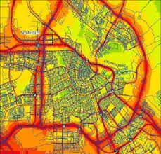 Satellite map of amsterdam, netherlands. A Noise Map Of Amsterdam Netherlands Download Scientific Diagram