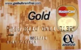 In addition to our range of credit cards. Bank Card Advanzia Gold Advanzia Bank S A Germany Federal Republic Col De Mc 0016 01