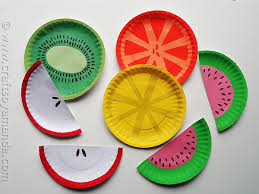 Paper Plate Fruit Crafts By Amanda Paper Plate Crafts For Kids Fruit Crafts Summer Crafts For Kids