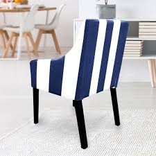 To be completed with sakarias cover, available in a variety of colours and material. Ikea Sakarias Dining Chair Cover Navy Blue Stripe Affordable Designer Custom Handmade Trendy Fashionable Locally Made High Quality