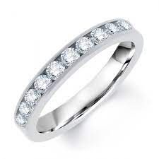 0 5 Carat Channel Set Diamond Wedding Band Mens Diamond Wedding Bands Diamond Wedding Bands Round Diamonds Wedding Band