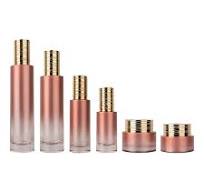 cosmetic glass bottle set