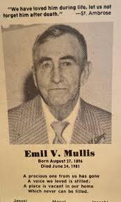Emil Valentine Mullis (1896-1981)