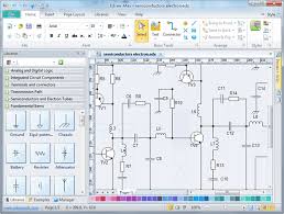 It shows the components of the circuit as simplified shapes, and the power and signal connections between the devices. Circuit Diagram Creator Download