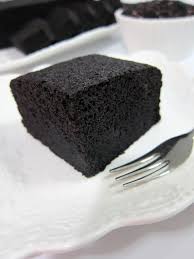 Steamed Black Glutinous Rice Cake It S Really A Black Brownies Glutinous Rice Rice Cakes Asian Cake