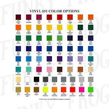 Vinyl Color Options Chart For Store Owners Color Mockups