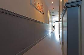 Lambrisering Vlak Mdf Iprocom Interieurbouw En Maatwerk Meubels Lambrizering Lambrisering Lambriseringen Gang