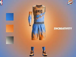 Oklahoma City Thunder Jersey Concept Like And Comment Follow My Backup Zhcreativitys Ok Basketball Uniforms Design Nba Uniforms Oklahoma City Thunder