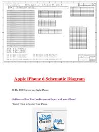 Iphone 6 logic board replacement ifixit repair guide. Apple Iphone 6 Schematic Diagram Computing Computers