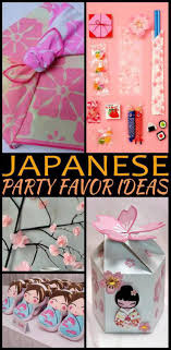 Japanese Party Favor Ideas Japanese Party Japanese Theme Parties Japanese Birthday