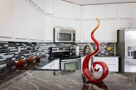 Ceramic tile, glass tile, marble tile, stone tile Glass Backsplash Tile Modern Brick Contemporary Kitchen Miami By Mineral Tiles