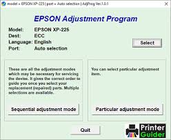Installation imprimante epson xp 225 (c'est valable pour toutes les imprimantes epson). Epson Xp 225 Resetter Adjustment Program Free Download