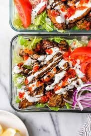 Food Cart Style Chicken Salad With White Sauce Recipe White Sauce Recipes Skinny Taste Recipes Halal Recipes
