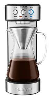 Gourmia Gcm4900 Automatic Pour Over Coffee Maker Authentic Technique One Touch Brew Controls 2 4 Cup Pour Over Coffee Maker Pour Over Coffee Coffee Maker