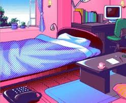 Pixel Bedroom Pixel Art Pixel Art Pixel Art Tutorial Vaporwave Art