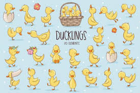 Eps file for adobe illustrator, inkspace, corel draw and. Ducklings By Clipick Available For 5 00 At Designbundles Net Ducklings Embroidery Free Design Elements