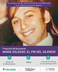 Proyectarán el documental “María Soledad: el fin del silencio” en Tolhuin