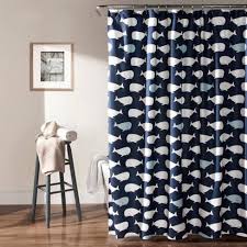 Shop from the whale décor collection, and you'll start a wildly popular maritime trend. Whale Shower Curtain Navy Lush Decor Target