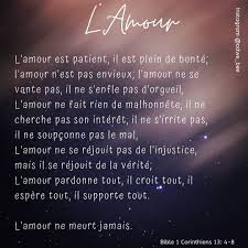 L Amour 1 Corinthiens 13 En 2020 Amour L Amour Ne Meurt Jamais L Amour Est Patient