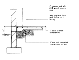 Garage foundations shall transmit all loads to the ground safely and without undue movement. Building Guidelines Drawings Section B Concrete Construction