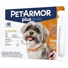 Petarmor Plus For Dogs Flea And Tick Prevention For Small Dogs 5 22 Pounds Long Lasting Fast Acting Topical Dog Flea Treatment