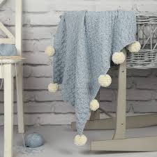 Bella Baby Blanket Knitting Kit By Wool Couture