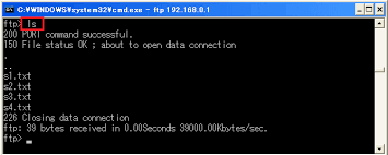 Tcp Ip Ftpクライアントのコマンド解説