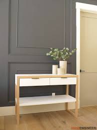 Modern Console Table Rogue Engineer Diy Console Table Modern Console Tables Modern Console