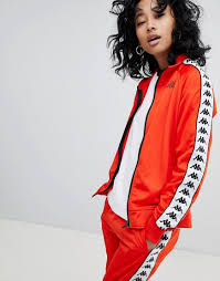 Black And Yellow Kappa Tracksuit Kappa Track Jacket Two Piece With Logo Taping Red Modesens Tracksuit Women Kappa Tracksuit Kappa Clothing