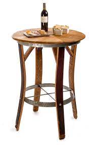 And as we've already made sure each set is perfectly coordinated, you won't have to spend time looking for matching dining tables or dining chairs. Wine Barrel Bartoli Bistro Table Industrial Indoor Pub And Bistro Tables By Eco Wine Furniture Ewf 1504 Houzz