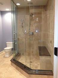 Corner Glass Shower Design Ideas Pictures Remodel And Decor Bathrooms Remodel Traditional Bathroom Master Bathroom Design