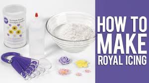 For this recipe, you'll need 3 simple ingredients: How To Make Wilton Royal Icing Youtube