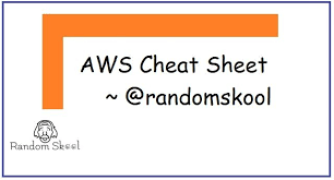 Aws Cheat Sheet Aws Certification Exam Randomskool Aws Cheat Sheet Cheat Sheets Cheating Sheet
