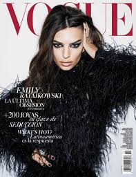 Emily Ratajkowski Smolders In All Black Looks For Vogue Mexico Emily Ratajkowski Vogue Fashion Magazine Cover Emily Ratajkowski