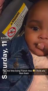 Mom Gives Baby French Fry