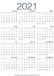 Dabei können sie bei den kalendern ihrer wahl entscheiden, ob sie die feiertage für ganz. Jahreskalender 2021 Kalender Jahres Kalender Leerer Kalender