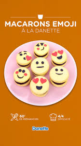 Macarons Emoji A La Danette En 2020 Recette Macaron Recette Dessert Recette