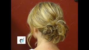 Flip hair over and spritz with hairspray all over. Updos For Shoulder Length Hairstyles Youtube
